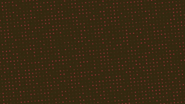 Dark textured surface with a fine grid of evenly spaced red dots across the frame, subtle pattern.!!