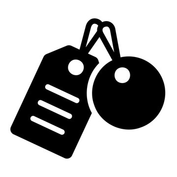 Black friday sale labe Solid icon