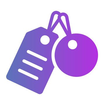 Black friday sale labe Line Gradient Icon
