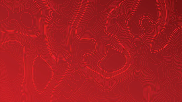 Futuristic abstract red line wave texture