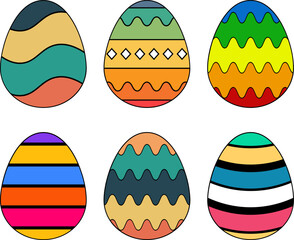 Happy Easter Egg Vector Art Spring Holiday Celebration