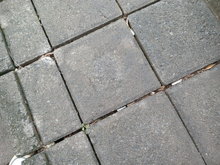 Close up of Gray Stone Pavement