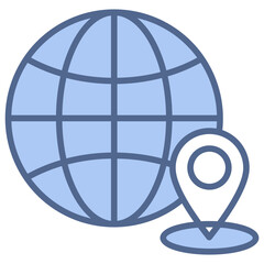 geolocation blue icon