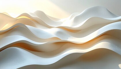 Obraz premium background — layered paper-cut style but rendered 