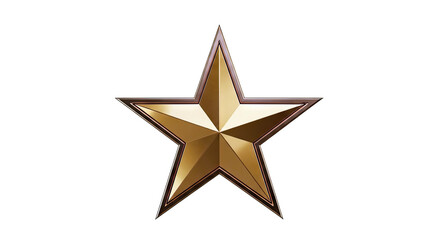 Obraz premium Golden Star Emblem