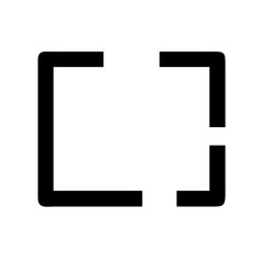 Code Block Icon Vector Illustration