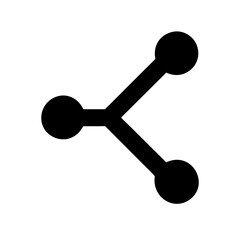 Code Branch Icon Vector Illustration