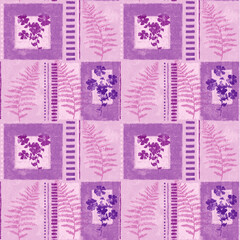 seamless pattern with snowflakes