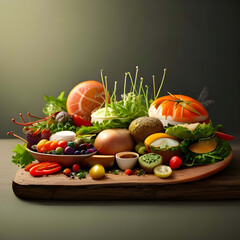 Fallback Stock Image Concept For Minimalist Food Photography and Healthy Eating