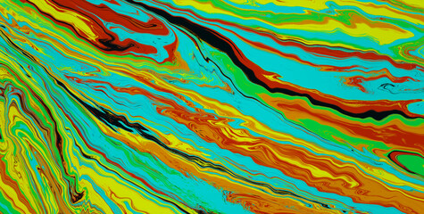 Symphony of Colors and Textures Forming a Vivid and Dynamic Background