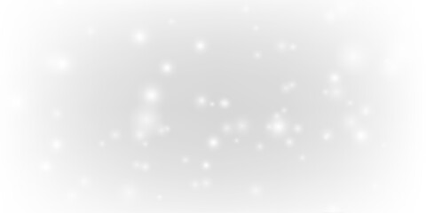Floating white dust glimmers gently, creating a calm luminous effect. Tiny sparkles drift smoothly across the background. Ideal for festive and elegant scenes. PNG © Romstock