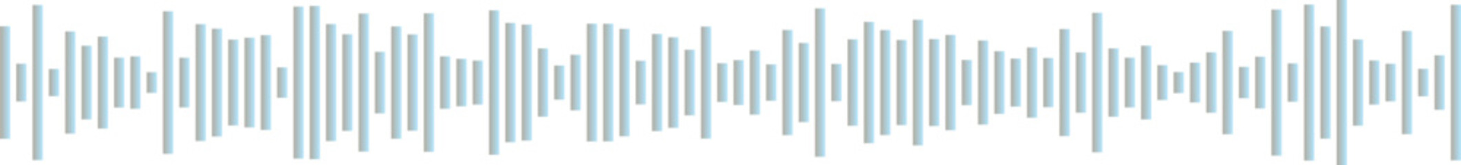 Obraz premium Dynamic light blue sound wave, capturing the energy of music, audio signals, and digital data in a lively, modern abstract form.