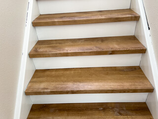 Interior Stairs with Wooden Treads