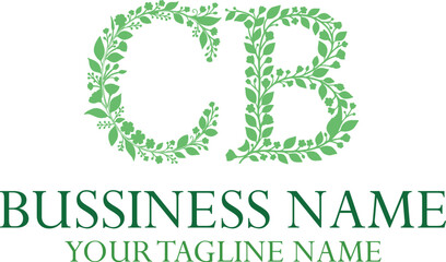 Fototapeta premium CB C cb initial logo | initial based abstract modern minimal creative logo, vector template image. luxury logotype logo, real estate homie logo. typography logo. initials logo