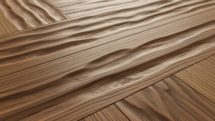 Fototapeta premium Textured wood surface with wave pattern close up