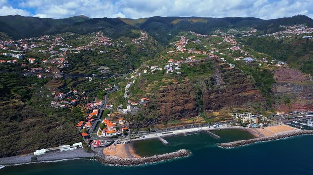 Mountainous Valley, Resort Town, Picturesque Coastline, Calheta, Madeira