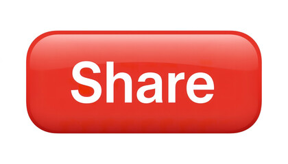 A red share button with white text on transparent background