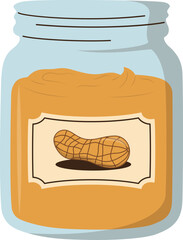Creamy peanut butter jar