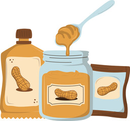 Peanut Butter Jar Set