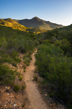 Navigating the Pacific Crest Trail at Sunset