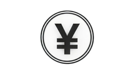 Obraz premium Japanese Yen Currency Symbol