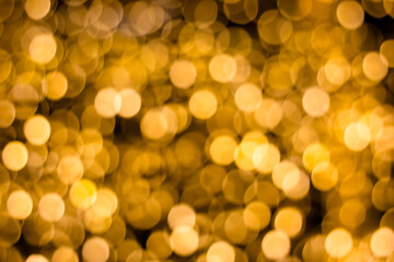 Fototapeta premium Close-up image of bokeh light, textured background, advertising space, beautiful lights, Chinese New Year celebration lights, lucky lights.