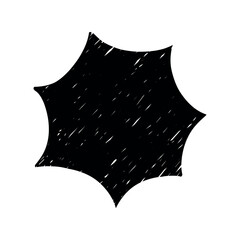 Black grunge speech bubble. Grunge speech bubble explosion