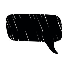 Black grunge speech bubble. Grunge speech bubble rectangle