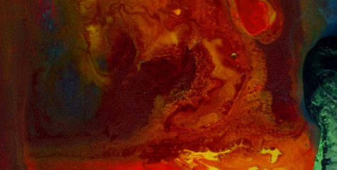 A Visual Delight of Texture and Color in Liquid Art