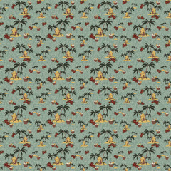 seamless background with flowers