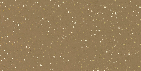 Beige terrazzo texture seamless background featuring various coloratura stone chips water drops on the window