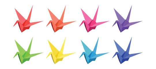 japanese origami paper crane illustration © James