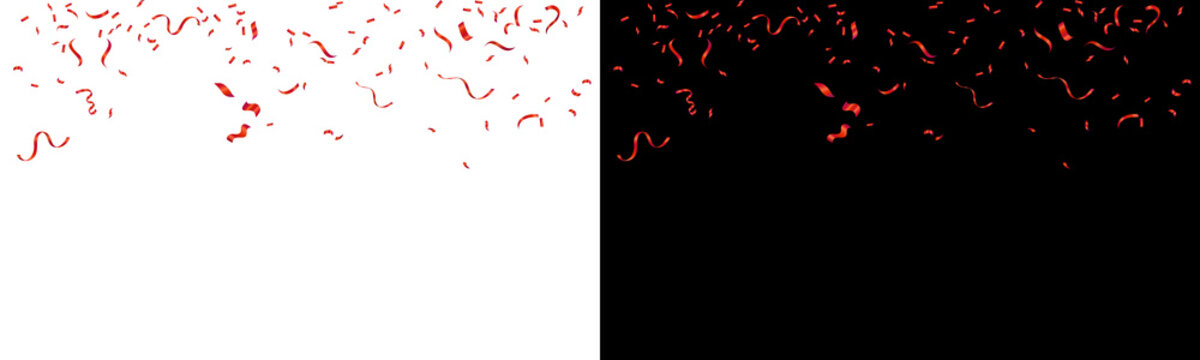 red confetti intense explosion burst transparent background party celebration social media design raster