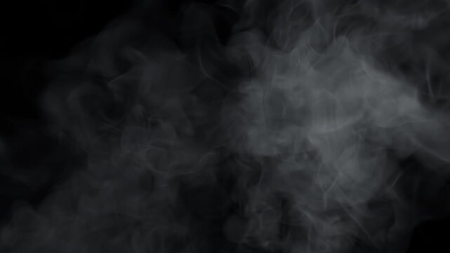 Part 4 - Realistic Final Smoke Dissipation and Vapor Clearing, 4K Transparent Overlay Alpha Chanel.