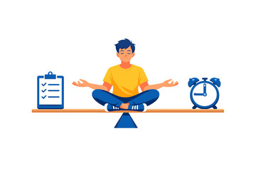 Balancing tasks and time with a calm mindset