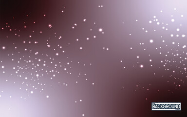 Sparkling Gradient Background with Glowing Particles