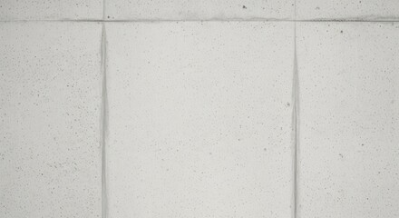 A close-up of a textured white wall with visible grout lines, showing a clean and minimalist design.