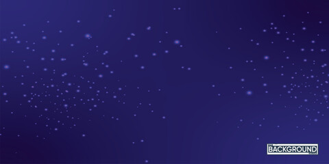 Abstract Dark Blue Background with Shimmering Particles