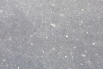 Fototapeta premium A snow covered surface with a few snowflakes
