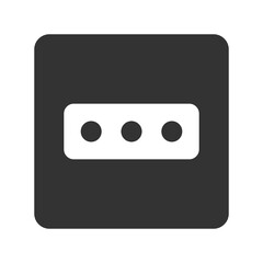 Obraz premium Power socket icon isolated on transparent background