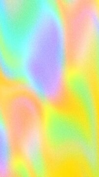 4k seamless loop Psychedelic wave pattern in neon yellow, pink, blue. Y2K style, iridescent glow, fluid lines. Posters, digital art, summer visuals, creative banner, modern 2000s designs