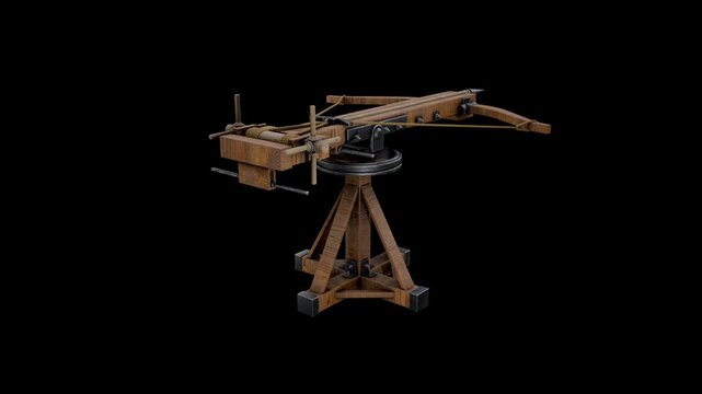Ballista Heavy Artillery Machine &ndash; Authentic 3D Model of a Medieval Siege Weapon for Games and Visual Projects