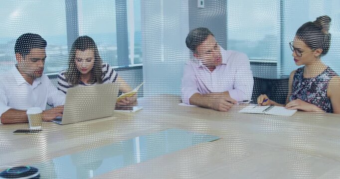 Digital tools simplify executive interactions and global business data processing.