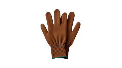 Obraz premium Brown work glove with textured palm