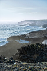 Hook Head Cliffs With Layered