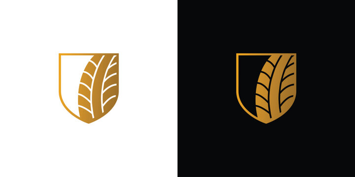 Modern and unique tire warranty logo design