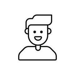 Smiling Face vector icon