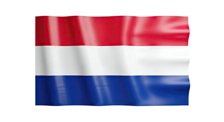 Fototapeta premium Waving Flag of the Netherlands