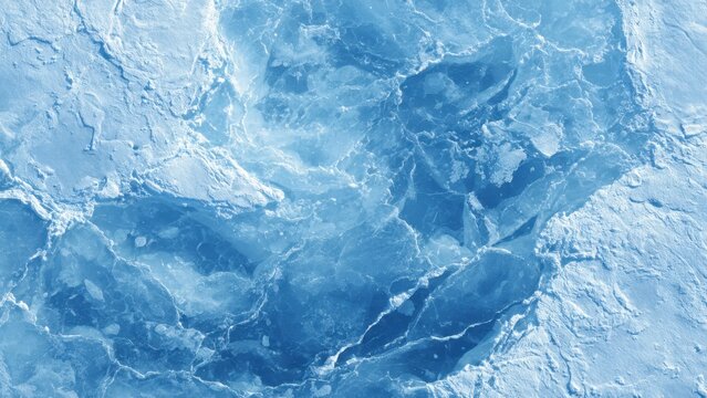 Frozen Ice Surface Texture