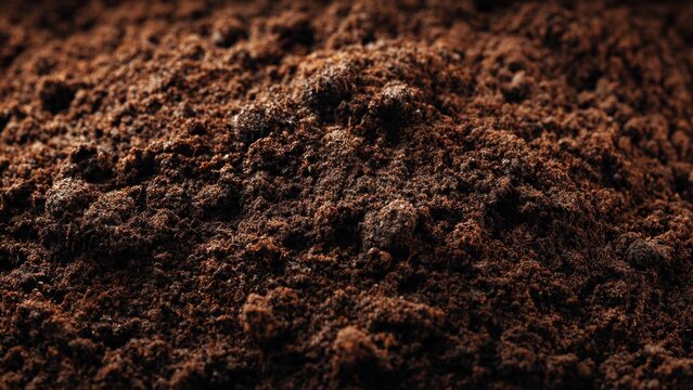 Rich, Dark Topsoil Close-up